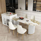 Double Pedestal Dinner Table Traditional Luxury Dining Site Table for Home Clearhalo ' dining_table' 'Dining Tables & Seating' 'Dining Tables' 'furn' 'furn_dining_table' 'Furniture' 'furniture_dining_table' 'Kitchen & Dining Furniture' 'kitchen&dining_furn' 'kitchen' 'kitchen_dining_table' 4599715