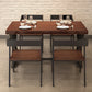 Industrial Pine Wood Table for Restaurant Rectangle Dining Table with Trestle Base 55.1"L x 27.6"W x 29.5"H Without Chairs Clearhalo ' dining_table' 'Dining Tables & Seating' 'Dining Tables' 'furn' 'furn_dining_table' 'Furniture' 'furniture_dining_table' 'Kitchen & Dining Furniture' 'kitchen&dining_furn' 'kitchen' 'kitchen_dining_table' 4599746