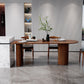 Pine Wood Contemporary Free Form Dining Table Wood Top Table for Dining Room Brown 70.9"L x 31.5"W x 29.5"H Without Chairs Clearhalo ' dining_table' 'Dining Tables & Seating' 'Dining Tables' 'furn' 'furn_dining_table' 'Furniture' 'furniture_dining_table' 'Kitchen & Dining Furniture' 'kitchen&dining_furn' 'kitchen' 'kitchen_dining_table' 4599866