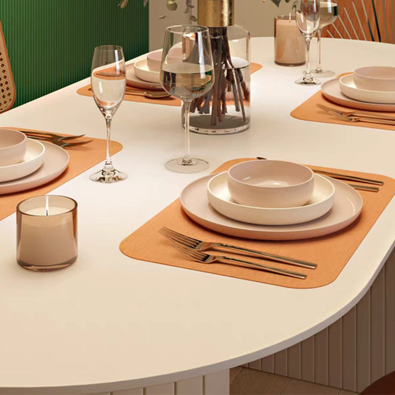 Pine Wood Contemporary Oval Dining Table Wood Top Table for Dining Room Clearhalo ' dining_table' 'Dining Tables & Seating' 'Dining Tables' 'furn' 'furn_dining_table' 'Furniture' 'furniture_dining_table' 'Kitchen & Dining Furniture' 'kitchen&dining_furn' 'kitchen' 'kitchen_dining_table' 4599958