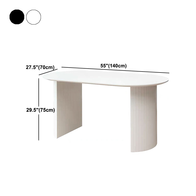 Pine Wood Contemporary Oval Dining Table Wood Top Table for Dining Room Clearhalo ' dining_table' 'Dining Tables & Seating' 'Dining Tables' 'furn' 'furn_dining_table' 'Furniture' 'furniture_dining_table' 'Kitchen & Dining Furniture' 'kitchen&dining_furn' 'kitchen' 'kitchen_dining_table' 4599967