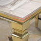 Metal Traditional Luxury Rectangle Indoor Table Marble Table with 4 Legs Clearhalo ' dining_table' 'Dining Tables & Seating' 'Dining Tables' 'furn' 'furn_dining_table' 'Furniture' 'furniture_dining_table' 'Kitchen & Dining Furniture' 'kitchen&dining_furn' 'kitchen' 'kitchen_dining_table' 4600014