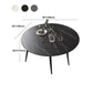 Stone Contemporary Round Dinner Table Matte Finish 4 Legs Table for Home Clearhalo ' dining_table' 'Dining Tables & Seating' 'Dining Tables' 'furn' 'furn_dining_table' 'Furniture' 'furniture_dining_table' 'Kitchen & Dining Furniture' 'kitchen&dining_furn' 'kitchen' 'kitchen_dining_table' 4600069