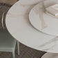 Stone Contemporary Round Dining Table Matte Finish Tulip Table for Home Clearhalo ' dining_table' 'Dining Tables & Seating' 'Dining Tables' 'furn' 'furn_dining_table' 'Furniture' 'furniture_dining_table' 'Kitchen & Dining Furniture' 'kitchen&dining_furn' 'kitchen' 'kitchen_dining_table' 4600075