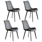Metal Industrial Dining Kitchen Room Chair Solid Back Side Chair Grey 4 Piece Set Black Clearhalo ' kitchen&dining_furn' 'Dining Chairs' 'Dining Tables & Seating' 'dining_chair' 'furn' 'furn_dining_chair' 'Furniture' 'furniture_dining_chair' 'Kitchen & Dining Furniture' 'kitchen' 4600097