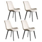 Metal Industrial Dining Kitchen Room Chair Solid Back Side Chair White 4 Piece Set Black Clearhalo ' kitchen&dining_furn' 'Dining Chairs' 'Dining Tables & Seating' 'dining_chair' 'furn' 'furn_dining_chair' 'Furniture' 'furniture_dining_chair' 'Kitchen & Dining Furniture' 'kitchen' 4600104