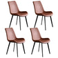 Metal Industrial Dining Kitchen Room Chair Solid Back Side Chair Brown 4 Piece Set Black Clearhalo ' kitchen&dining_furn' 'Dining Chairs' 'Dining Tables & Seating' 'dining_chair' 'furn' 'furn_dining_chair' 'Furniture' 'furniture_dining_chair' 'Kitchen & Dining Furniture' 'kitchen' 4600110
