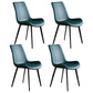 Metal Industrial Dining Kitchen Room Chair Solid Back Side Chair Green 4 Piece Set Black Clearhalo ' kitchen&dining_furn' 'Dining Chairs' 'Dining Tables & Seating' 'dining_chair' 'furn' 'furn_dining_chair' 'Furniture' 'furniture_dining_chair' 'Kitchen & Dining Furniture' 'kitchen' 4600113
