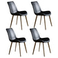 Metal Industrial Dining Kitchen Room Chair Solid Back Side Chair Black 4 Piece Set Brass Gold Clearhalo ' kitchen&dining_furn' 'Dining Chairs' 'Dining Tables & Seating' 'dining_chair' 'furn' 'furn_dining_chair' 'Furniture' 'furniture_dining_chair' 'Kitchen & Dining Furniture' 'kitchen' 4600116