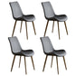 Metal Industrial Dining Kitchen Room Chair Solid Back Side Chair Grey 4 Piece Set Brass Gold Clearhalo ' kitchen&dining_furn' 'Dining Chairs' 'Dining Tables & Seating' 'dining_chair' 'furn' 'furn_dining_chair' 'Furniture' 'furniture_dining_chair' 'Kitchen & Dining Furniture' 'kitchen' 4600119