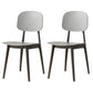 Scandinavian Design Open Back Dining Side Chair Plastic Dining Armless Chair Grey 2 Piece Set Clearhalo ' kitchen&dining_furn' 'Dining Chairs' 'Dining Tables & Seating' 'dining_chair' 'furn' 'furn_dining_chair' 'Furniture' 'furniture_dining_chair' 'Kitchen & Dining Furniture' 'kitchen' 4600184