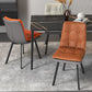 Industrial Style Faux Leather Dining Chairs Armless Solid Back Chair Clearhalo ' kitchen&dining_furn' 'Dining Chairs' 'Dining Tables & Seating' 'dining_chair' 'furn' 'furn_dining_chair' 'Furniture' 'furniture_dining_chair' 'Kitchen & Dining Furniture' 'kitchen' 4600199