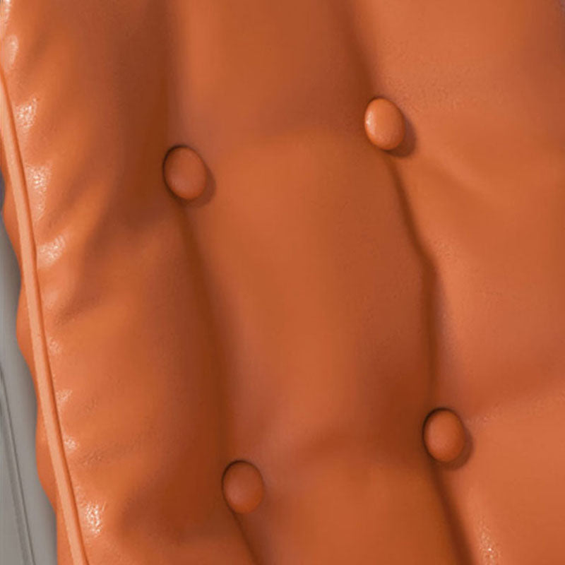 Industrial Style Faux Leather Dining Chairs Armless Solid Back Chair Clearhalo ' kitchen&dining_furn' 'Dining Chairs' 'Dining Tables & Seating' 'dining_chair' 'furn' 'furn_dining_chair' 'Furniture' 'furniture_dining_chair' 'Kitchen & Dining Furniture' 'kitchen' 4600208