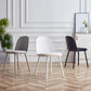 Contemporary Chair Dining Armless Side Chairs with Plastic Legs for Kitchen Clearhalo ' kitchen&dining_furn' 'Dining Chairs' 'Dining Tables & Seating' 'dining_chair' 'furn' 'furn_dining_chair' 'Furniture' 'furniture_dining_chair' 'Kitchen & Dining Furniture' 'kitchen' 4600219