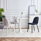 Contemporary Chair Dining Armless Side Chairs with Plastic Legs for Kitchen Clearhalo ' kitchen&dining_furn' 'Dining Chairs' 'Dining Tables & Seating' 'dining_chair' 'furn' 'furn_dining_chair' 'Furniture' 'furniture_dining_chair' 'Kitchen & Dining Furniture' 'kitchen' 4600222