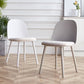 Contemporary Chair Dining Armless Side Chairs with Plastic Legs for Kitchen Clearhalo ' kitchen&dining_furn' 'Dining Chairs' 'Dining Tables & Seating' 'dining_chair' 'furn' 'furn_dining_chair' 'Furniture' 'furniture_dining_chair' 'Kitchen & Dining Furniture' 'kitchen' 4600242