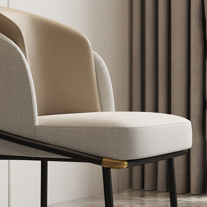 Modern Bedroom Parsons Side Chair Matte Finish Upholstered Dining Chair Clearhalo ' kitchen&dining_furn' 'Dining Chairs' 'Dining Tables & Seating' 'dining_chair' 'furn' 'furn_dining_chair' 'Furniture' 'furniture_dining_chair' 'Kitchen & Dining Furniture' 'kitchen' 4600268