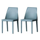 Contemporary Faux Leather Dining Chair Metal Dining Armless Chairs for Home Use Light Blue 2 Piece Set Clearhalo ' kitchen&dining_furn' 'Dining Chairs' 'Dining Tables & Seating' 'dining_chair' 'furn' 'furn_dining_chair' 'Furniture' 'furniture_dining_chair' 'Kitchen & Dining Furniture' 'kitchen' 4600285