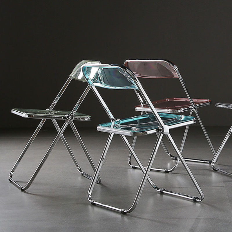 Industrial Style Open Back Dining Side Chair Plastic Dining Armless Chair Clearhalo ' kitchen&dining_furn' 'Dining Chairs' 'Dining Tables & Seating' 'dining_chair' 'furn' 'furn_dining_chair' 'Furniture' 'furniture_dining_chair' 'Kitchen & Dining Furniture' 'kitchen' 4600297