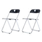 Industrial Style Open Back Dining Side Chair Plastic Dining Armless Chair Black 2 Piece Set Clearhalo ' kitchen&dining_furn' 'Dining Chairs' 'Dining Tables & Seating' 'dining_chair' 'furn' 'furn_dining_chair' 'Furniture' 'furniture_dining_chair' 'Kitchen & Dining Furniture' 'kitchen' 4600306