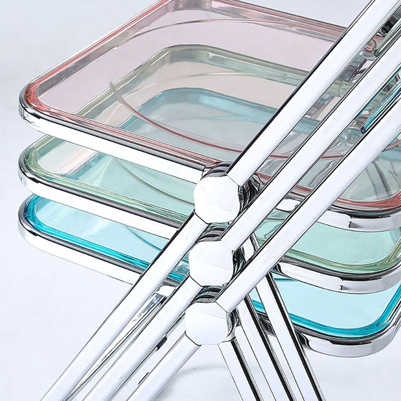 Industrial Style Open Back Dining Side Chair Plastic Dining Armless Chair Clearhalo ' kitchen&dining_furn' 'Dining Chairs' 'Dining Tables & Seating' 'dining_chair' 'furn' 'furn_dining_chair' 'Furniture' 'furniture_dining_chair' 'Kitchen & Dining Furniture' 'kitchen' 4600312