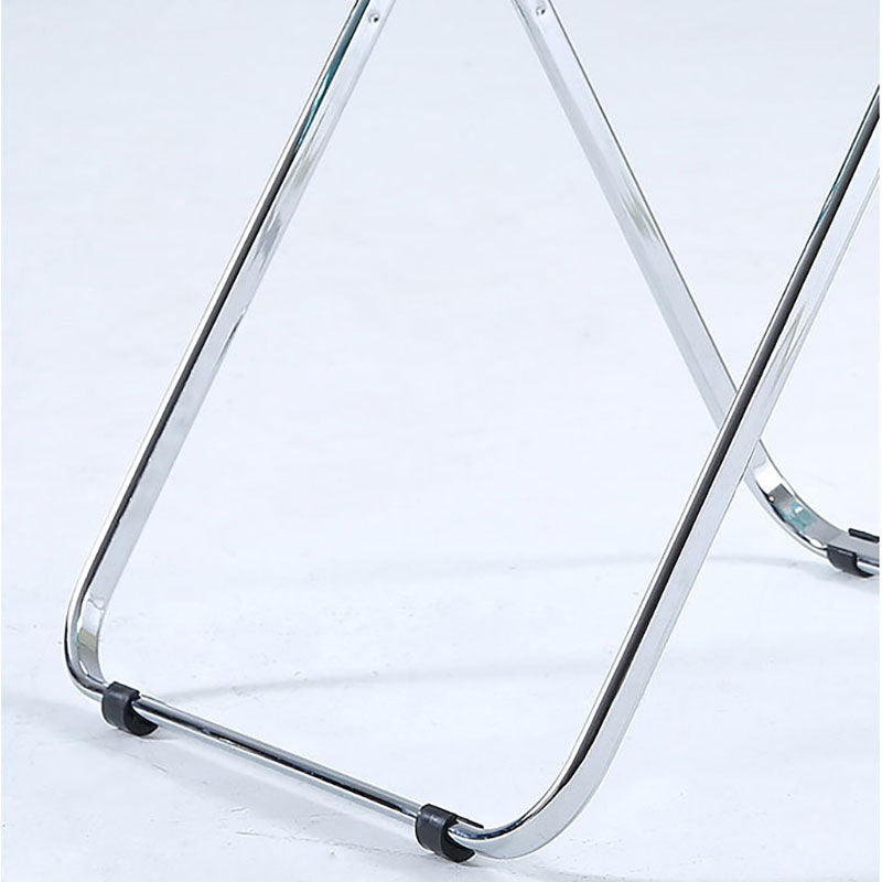 Industrial Style Open Back Dining Side Chair Plastic Dining Armless Chair Clearhalo ' kitchen&dining_furn' 'Dining Chairs' 'Dining Tables & Seating' 'dining_chair' 'furn' 'furn_dining_chair' 'Furniture' 'furniture_dining_chair' 'Kitchen & Dining Furniture' 'kitchen' 4600313