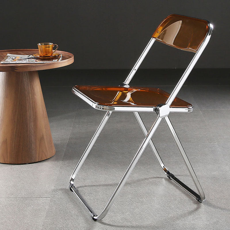 Industrial Style Open Back Dining Side Chair Plastic Dining Armless Chair Clearhalo ' kitchen&dining_furn' 'Dining Chairs' 'Dining Tables & Seating' 'dining_chair' 'furn' 'furn_dining_chair' 'Furniture' 'furniture_dining_chair' 'Kitchen & Dining Furniture' 'kitchen' 4600322