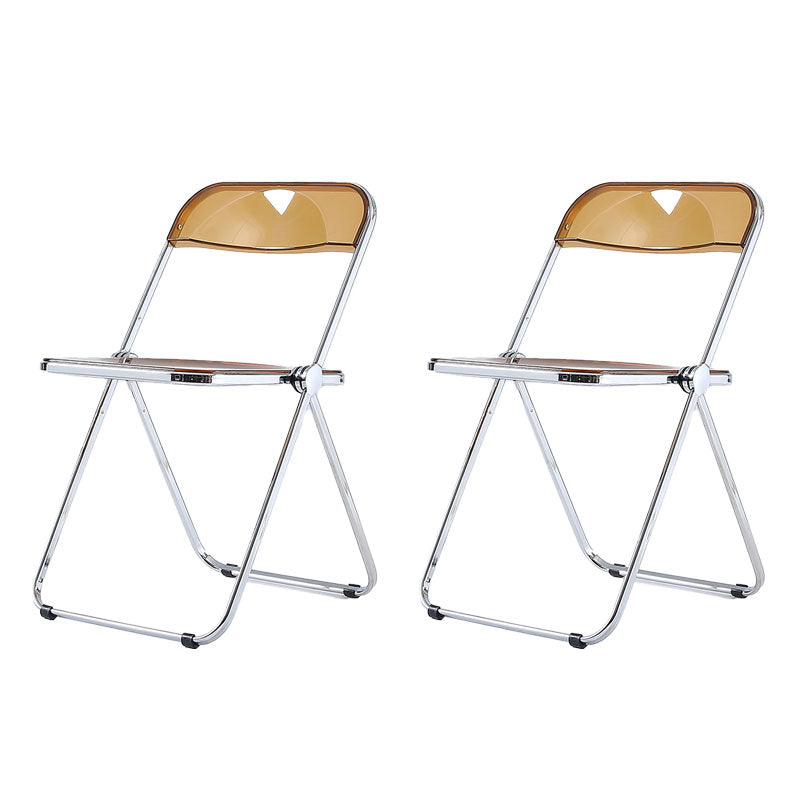 Industrial Style Open Back Dining Side Chair Plastic Dining Armless Chair Tan 2 Piece Set Clearhalo ' kitchen&dining_furn' 'Dining Chairs' 'Dining Tables & Seating' 'dining_chair' 'furn' 'furn_dining_chair' 'Furniture' 'furniture_dining_chair' 'Kitchen & Dining Furniture' 'kitchen' 4600332