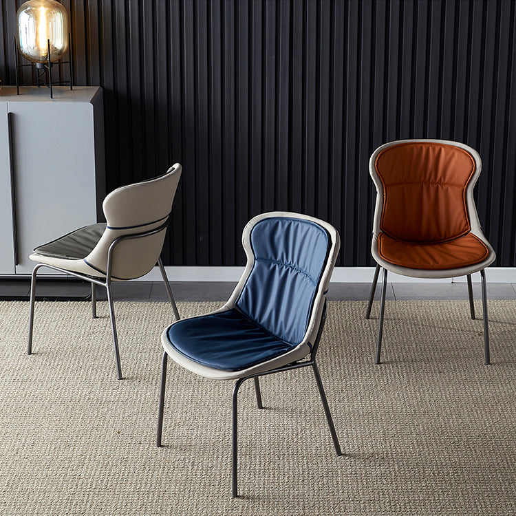 Metal Industrial Indoor-Outdoor Chairs Solid Back Side Chair Clearhalo ' kitchen&dining_furn' 'Dining Chairs' 'Dining Tables & Seating' 'dining_chair' 'furn' 'furn_dining_chair' 'Furniture' 'furniture_dining_chair' 'Kitchen & Dining Furniture' 'kitchen' 4600351