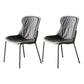Metal Industrial Indoor-Outdoor Chairs Solid Back Side Chair Dark Gray 2 Piece Set Silver Clearhalo ' kitchen&dining_furn' 'Dining Chairs' 'Dining Tables & Seating' 'dining_chair' 'furn' 'furn_dining_chair' 'Furniture' 'furniture_dining_chair' 'Kitchen & Dining Furniture' 'kitchen' 4600356