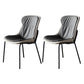 Metal Industrial Indoor-Outdoor Chairs Solid Back Side Chair Dark Gray 2 Piece Set Black Clearhalo ' kitchen&dining_furn' 'Dining Chairs' 'Dining Tables & Seating' 'dining_chair' 'furn' 'furn_dining_chair' 'Furniture' 'furniture_dining_chair' 'Kitchen & Dining Furniture' 'kitchen' 4600364