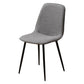 Modern Home Solid Back Side Chair Matte Finish Upholstered Dining Chair Clearhalo ' kitchen&dining_furn' 'Dining Chairs' 'Dining Tables & Seating' 'dining_chair' 'furn' 'furn_dining_chair' 'Furniture' 'furniture_dining_chair' 'Kitchen & Dining Furniture' 'kitchen' 4600410