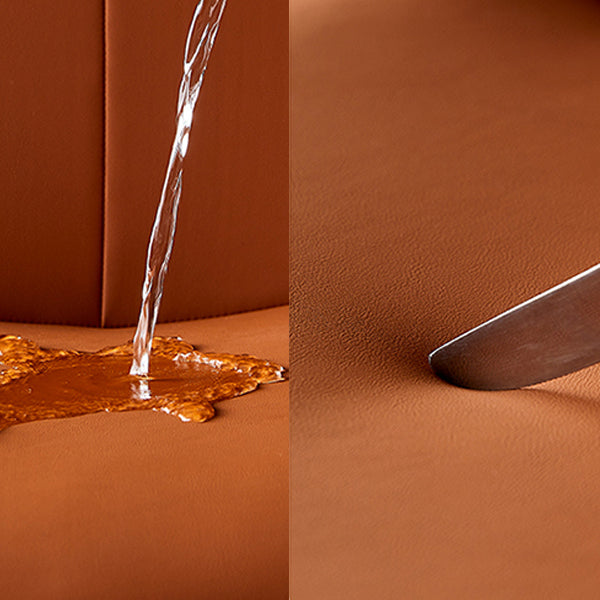 Modern Home Solid Back Side Chair Matte Finish Upholstered Dining Chair Clearhalo ' kitchen&dining_furn' 'Dining Chairs' 'Dining Tables & Seating' 'dining_chair' 'furn' 'furn_dining_chair' 'Furniture' 'furniture_dining_chair' 'Kitchen & Dining Furniture' 'kitchen' 4600416