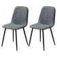 Modern Home Solid Back Side Chair Matte Finish Upholstered Dining Chair Light Blue 2 Piece Set Clearhalo ' kitchen&dining_furn' 'Dining Chairs' 'Dining Tables & Seating' 'dining_chair' 'furn' 'furn_dining_chair' 'Furniture' 'furniture_dining_chair' 'Kitchen & Dining Furniture' 'kitchen' 4600448