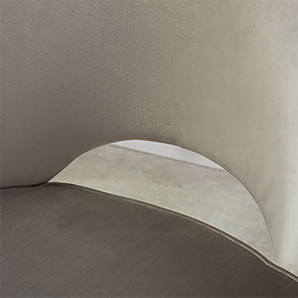 Modern Home Open Back Side Chair Matte Finish Fabric Dining Chair Clearhalo ' kitchen&dining_furn' 'Dining Chairs' 'Dining Tables & Seating' 'dining_chair' 'Furniture' 'furniture_dining_chair' 'Kitchen & Dining Furniture' 'kitchen' 4600489