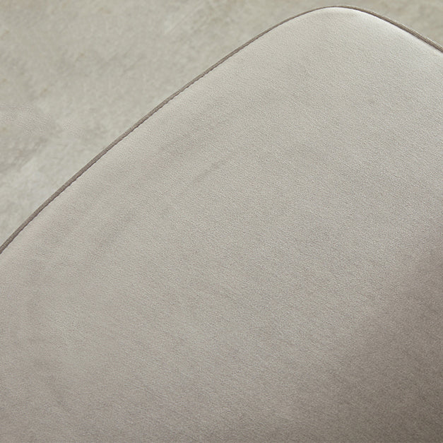 Modern Home Open Back Side Chair Matte Finish Fabric Dining Chair Clearhalo ' kitchen&dining_furn' 'Dining Chairs' 'Dining Tables & Seating' 'dining_chair' 'Furniture' 'furniture_dining_chair' 'Kitchen & Dining Furniture' 'kitchen' 4600495