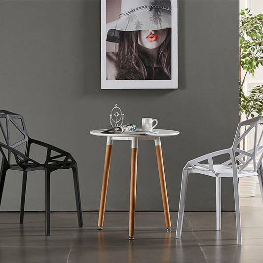 Modern Study Room Cross Back Side Chair Matte Finish Plastic Dining Chair Clearhalo ' kitchen&dining_furn' 'Dining Chairs' 'Dining Tables & Seating' 'dining_chair' 'furn' 'furn_dining_chair' 'Furniture' 'furniture_dining_chair' 'Kitchen & Dining Furniture' 'kitchen' 4600606