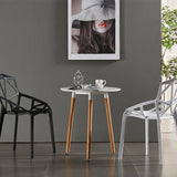 Modern Study Room Cross Back Side Chair Matte Finish Plastic Dining Chair Clearhalo ' kitchen&dining_furn' 'Dining Chairs' 'Dining Tables & Seating' 'dining_chair' 'furn' 'furn_dining_chair' 'Furniture' 'furniture_dining_chair' 'Kitchen & Dining Furniture' 'kitchen' 4600606