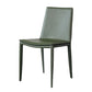 Contemporary Leather Dining Chair Armless Metal Dining Chairs for Restaurant Use Green 1 Piece Clearhalo ' kitchen&dining_furn' 'Dining Chairs' 'Dining Tables & Seating' 'dining_chair' 'furn' 'furn_dining_chair' 'Furniture' 'furniture_dining_chair' 'Kitchen & Dining Furniture' 'kitchen' 4600632