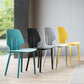 Scandinavian Colorful Plastic Dining Armless Chair Solid Back Chair Clearhalo ' kitchen&dining_furn' 'Dining Chairs' 'Dining Tables & Seating' 'dining_chair' 'furn' 'furn_dining_chair' 'Furniture' 'furniture_dining_chair' 'Kitchen & Dining Furniture' 'kitchen' 4600638