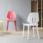 Scandinavian Colorful Plastic Dining Armless Chair Solid Back Chair Clearhalo ' kitchen&dining_furn' 'Dining Chairs' 'Dining Tables & Seating' 'dining_chair' 'furn' 'furn_dining_chair' 'Furniture' 'furniture_dining_chair' 'Kitchen & Dining Furniture' 'kitchen' 4600640