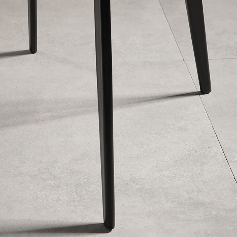 Contemporary Style Chairs Dining Armless Side Chairs with Metal Legs for Kitchen Clearhalo ' kitchen&dining_furn' 'Dining Chairs' 'Dining Tables & Seating' 'dining_chair' 'furn' 'furn_dining_chair' 'Furniture' 'furniture_dining_chair' 'Kitchen & Dining Furniture' 'kitchen' 4600671