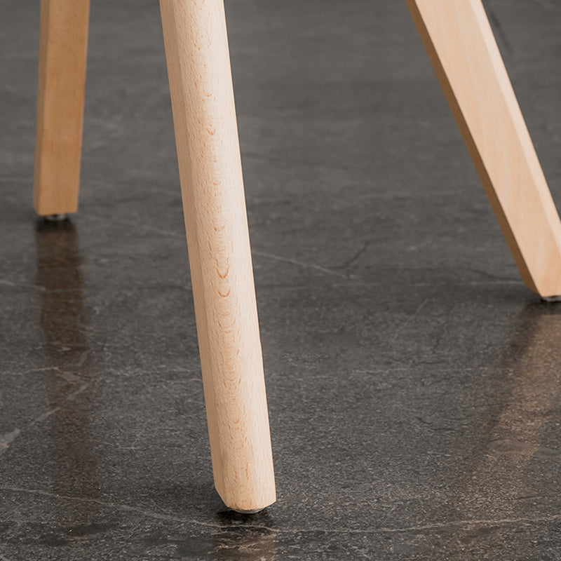 Scandinavian PU Leather Dining Chairs Armless Solid Back Chair Clearhalo ' kitchen&dining_furn' 'Dining Chairs' 'Dining Tables & Seating' 'dining_chair' 'Furniture' 'furniture_dining_chair' 'Kitchen & Dining Furniture' 'kitchen' 4600703