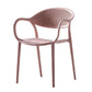 Contemporary Chairs Dining Arm Open Back Plastic Side Chair for Kitchen Clearhalo ' kitchen&dining_furn' 'Dining Chairs' 'Dining Tables & Seating' 'dining_chair' 'furn' 'furn_dining_chair' 'Furniture' 'furniture_dining_chair' 'Kitchen & Dining Furniture' 'kitchen' 4600726
