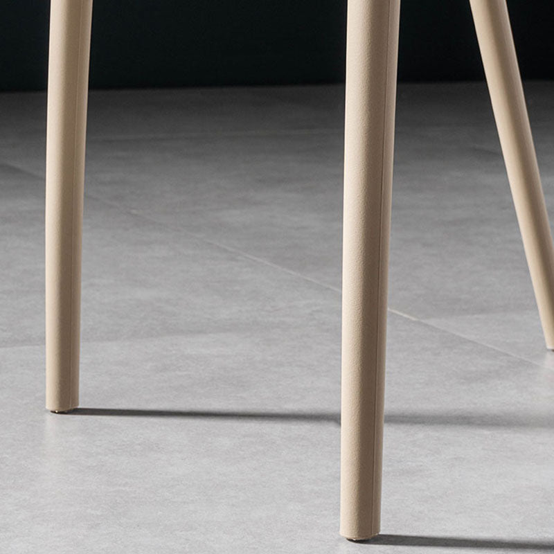 Contemporary Chairs Dining Arm Open Back Plastic Side Chair for Kitchen Clearhalo ' kitchen&dining_furn' 'Dining Chairs' 'Dining Tables & Seating' 'dining_chair' 'furn' 'furn_dining_chair' 'Furniture' 'furniture_dining_chair' 'Kitchen & Dining Furniture' 'kitchen' 4600734