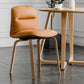 Scandinavian Faux Leather Dining Chairs Armless Solid Back Chair Clearhalo ' kitchen&dining_furn' 'Dining Chairs' 'Dining Tables & Seating' 'dining_chair' 'furn' 'furn_dining_chair' 'Furniture' 'furniture_dining_chair' 'Kitchen & Dining Furniture' 'kitchen' 4600830