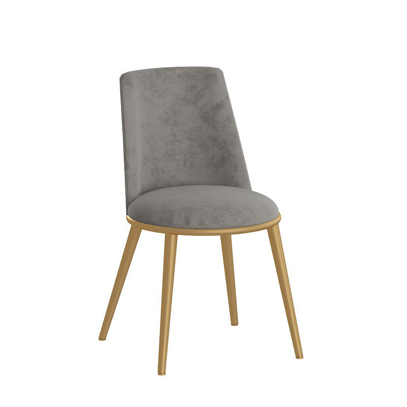 1/3/5 Pieces Dining Set Black-gold Base and White Top Table Glam Style Kitchen Set 1 Grey Chair Clearhalo 'Dining Room Sets' 'Dining Tables & Seating' 'dining_room_set' 'furn' 'furn_dining_room_set' 'Furniture' 'furniture_dining_room_set' 'Kitchen & Dining Furniture' 'kitchen&dining_furn' 'kitchen' 4602978