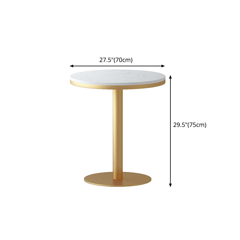 1/3/5 Pieces Dining Set Black-gold Base and White Top Table Glam Style Kitchen Set Clearhalo 'Dining Room Sets' 'Dining Tables & Seating' 'dining_room_set' 'furn' 'furn_dining_room_set' 'Furniture' 'furniture_dining_room_set' 'Kitchen & Dining Furniture' 'kitchen&dining_furn' 'kitchen' 4602991