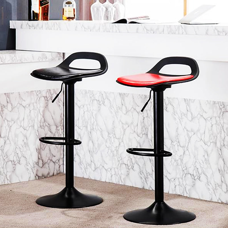 Industrial Style Bar Chair with Swivel Adjustable Height Metal Leg for Counter Bar Clearhalo 'Bar Furniture' 'Bar Stools' 'bar_stools' 'furn' 'furn_bar_stools' 'furniture_bar_stools' 'Kitchen & Dining Furniture' 'kitchen&dining_furn' 'kitchen' 'kitchen_furn' Furniture' 4602993