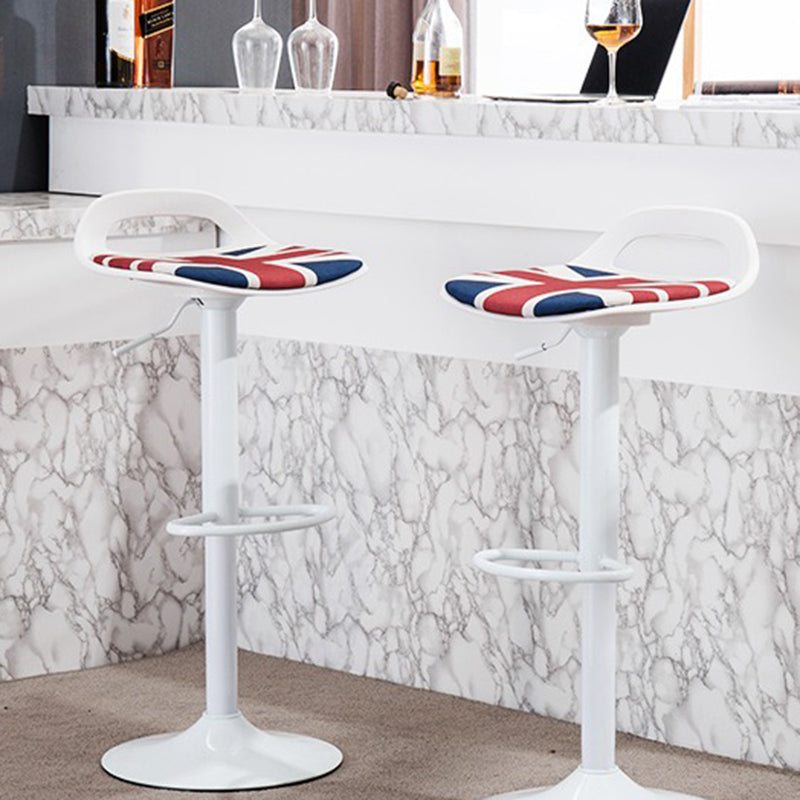 Industrial Style Bar Chair with Swivel Adjustable Height Metal Leg for Counter Bar Clearhalo 'Bar Furniture' 'Bar Stools' 'bar_stools' 'furn' 'furn_bar_stools' 'furniture_bar_stools' 'Kitchen & Dining Furniture' 'kitchen&dining_furn' 'kitchen' 'kitchen_furn' Furniture' 4602999